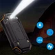 УМБ Solar power bank 20000mAh PN-W23 IPX4 чорний - зображення 9