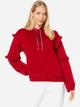 Худи теплое женское Tommy Hilfiger 693400407 2X Красное (1159790028) - изображение 1
