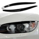 Вії на передні фари BMW 3 Series E92 E93 2006-2012 S&T (чорний глянець) - изображение 1
