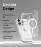 Чехол Fusion Magnetic для iPhone 15 Pro Matte Clear (FMGM737E52) - изображение 14