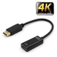Переходник-конвертер HDMI DisplayPort 4K Черный (HDMI-DP-4K) - изображение 1