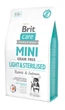 Сухий беззерновий корм з кроликом та лососем Brit Care Mini Light & Sterilised для собак мініатюрних порід з надмірною вагою або стерилізованих 2 кг (8595602521067) - изображение 6