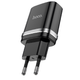 Адаптер HOCO мережевий Ardent N1 1USB 2.4A 12W black - изображение 1