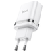 Адаптер HOCO сетевой Ardent N1 1USB 2.4A 12W white - изображение 2