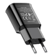 Адаптер HOCO сетевой Star round C88A 2USB 2.4A black - изображение 2