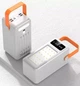 Портативний акумулятор повербанк з LED ліхтариком Viva 120000 mAh та з вбудованим кабелем White / Power Bank 755129-W - зображення 4