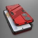 Защитный чехол с подставкой Deexe Bibercas для Honor 90 - Red - изображение 5