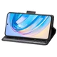 Чехол-книжка с рисунком UniCase Butterfly Pattern для Honor X8a - Black - изображение 3
