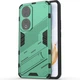 Захисний чохол з підставкою Deexe Bibercas для Honor 90 - Green - зображення 2