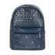 Рюкзак городской BackPack Заклепки Rivets Кожзам 30х23х12 см Синий (22471) - изображение 1