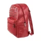 Рюкзак городской BackPack Заклепки Rivets Кожзам 30х23х12 см Красный (22472) - изображение 2