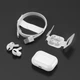 Беспроводные наушники Hoco EW27 Bluetooth с зарядным кейсом и микрофоном вакуумные блютуз наушники белые - изображение 5