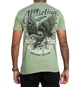Футболка Affliction AC Born Free T-shirt Oil Green Lava Wash (A26002-OIG-S) - изображение 2