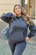 Костюм "Style" (unisex / турецький футер) Мод. ТЕВ-7711, графітовий ,розмір 52-54 - изображение 4