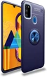 Чехол TPU Ring для Samsung Galaxy M21 / M215 бампер с подставкой Blue - изображение 1