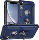 Чехол Shield для Iphone XR бампер противоударный с подставкой Dark-Blue - изображение 1