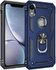 Чехол Shield для Iphone XR бампер противоударный с подставкой Dark-Blue - изображение 4