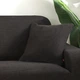 Наволочка декоративная HomyTex трикотаж-жатка Черная - изображение 1