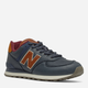 Buty sportowe męskie do kostki New Balance 574 ML574OMC 47.5 (13US) 31 cm Niebieski/Brązowy (739980544319) - obraz 2