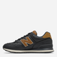 Buty sportowe męskie do kostki New Balance 574 ML574OMD 45.5 (11.5US) 29.5 cm Czarny/Brązowy (739980521334) - obraz 3
