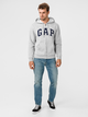 Bluza męska rozpinana streetwear z kapturem GAP 851516-19 M Szara (1200027121736) - obraz 1