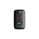 Сетевое зарядное устройство для быстрой зарядки ACEFAST A13 65W PD/QC 3.0 (2Type-C+USB) + Кабель Type-C-Type-C 1.2м Black - изображение 2