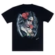 Футболка Gothic Lady with Rose (3D, світиться в темряві) (Rock Chang, 3D, Special Effects, The Absolute collections), Розмір L - зображення 2