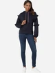 Худи теплое женское Tommy Hilfiger 703414713 3X Синее (1159790027) - изображение 4