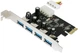Плата розширення Dynamode PCI-E to USB 3.0 - 4 зовнішні порти, NEC μPD720201 (USB3.0-4-PCIE) - зображення 2