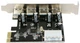 Плата розширення Dynamode PCI-E to USB 3.0 - 4 зовнішні порти, NEC μPD720201 (USB3.0-4-PCIE) - зображення 5