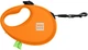Поводок-рулетка для собак WAUDOG R-leash с контейнером для пакетов светоотражающая лента L до 40 кг 5 м Оранжевый (26294Collar) - изображение 2