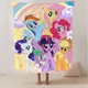Плед My Littlе Pony Мой маленький пони покрывало с 3D рисунком размер 135х160 - изображение 2
