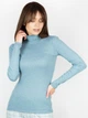 Гольф-водолазка женская Leinle 1499 2XL Голубая (4821499437966) - изображение 1