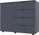 Комод Doros GС1 100х40х81.2 см Графит (41510069) - изображение 1