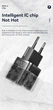 20W швидка зарядка. Зарядний пристрій, 2USB PD QC3.0 type-C для Samsung, Iphone, Apple, Xiaomi та ін. Essager чорний. - зображення 4