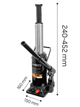 Домкрат гідравлічний 20т NEO TOOLS 10-456 - зображення 4