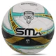 Мяч футбольный профессиональный Zelart Soccermax Pro Game 5049 размер №5 White-Mint-Yellow - изображение 1
