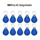 Ключи RFID Mifare 1К Zero RW Blue (99шт). Брелок Proxymity-key Mifare перезаписывается - изображение 1