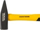 Молоток слюсарний Mastertool HRC50 фібергласова ручка 320 мм 800 г (02-0908) - зображення 2