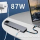 Док-станция хаб концентратор BYL-81 8 в 1 USB Type C - (PD/USD/HDMI/RJ-45/TF/SD/USB) - изображение 6