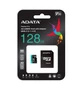 Карта пам'яті microSDXC (UHS-1 U3) A-DATA Premier Pro 128Gb Class 10 V30S A2 (R-100Mb/s W85Mb/s) (adapter SD) (AUSDX128GUI3V30SA2-RA1) - изображение 3