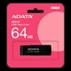 Флеш память флешка A-DATA UC310 64Gb USB 3.2 Black (UC310-64G-RBK) - изображение 4