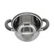 Каструля з нержавіючої сталі Zauberg 1,3 л ZB-1,3 CG GREY - зображення 2