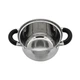Каструля з нержавіючої сталі Zauberg 1,3 л ZB-1,3 CB BLACK - зображення 2