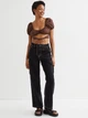 Топ женский H&M 061063647 XXS Коричневый (6666000269393) - изображение 5
