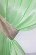 Кухонні штори VR-Textil № 073к з ламбрекеном і підхватами салатовий з кремовим 270х170 см ( 52-0270) - зображення 3