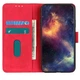 Чехол-книжка с застежкой KHAZNEH Retro Wallet для Honor 90 - Red - изображение 3