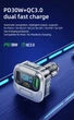 Автомобильный FM-трансмиттер модулятор Hoco FM Launcher E75 Bravery |2xUSB,1xType-C, QC3.0, PD30W, BT5.0| Black - изображение 5