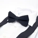 Набор подтяжки и бабочка Gofin suspenders 6х11 см (180-185х3,5 см) 000141143 - изображение 1