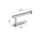 Держатель туалетной бумаги из нержавейки FAROMO LS-S304 Silver Эконом - изображение 2